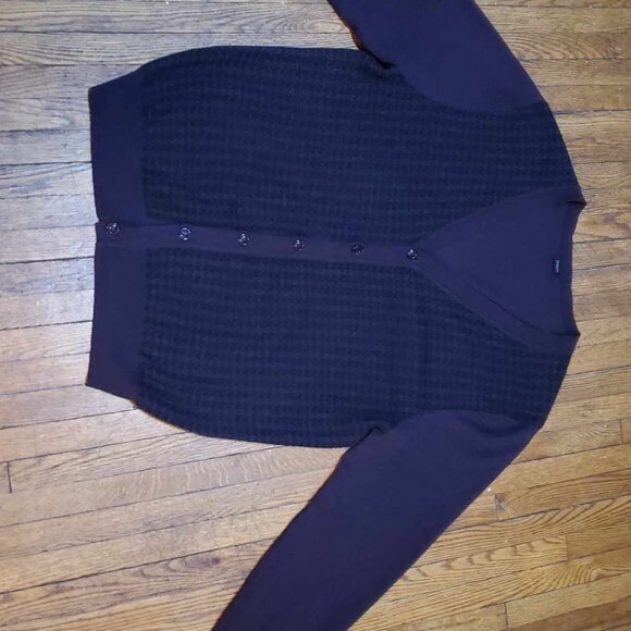 VINTAGE  90s Wool blend COBAIN grandpacore Cardigan! Grunge Era - Picture 2 of 8